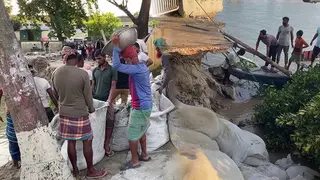 ভৈরবে মেঘনা নদীতে ভাঙন, গুরুত্বপূর্ণ স্থাপনা নিয়ে ঝুঁকি